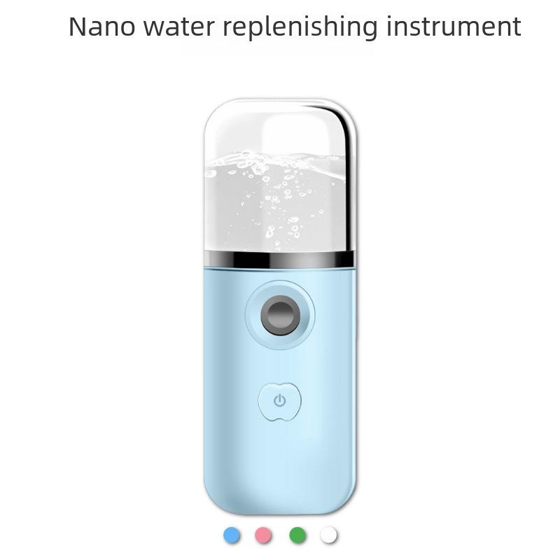 Apple Key Hydrating Handheld Beauty Sprayer with USB Charging & Alcohol Disinfection
