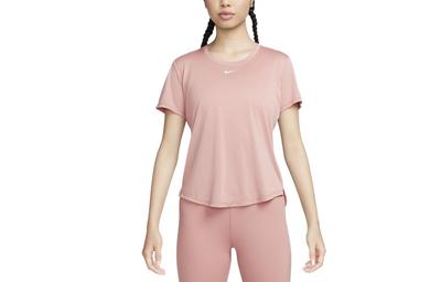 Dri Fit T Shirts Women's Light Pink Crew Neck Moderate Straight Fit DD0639-618