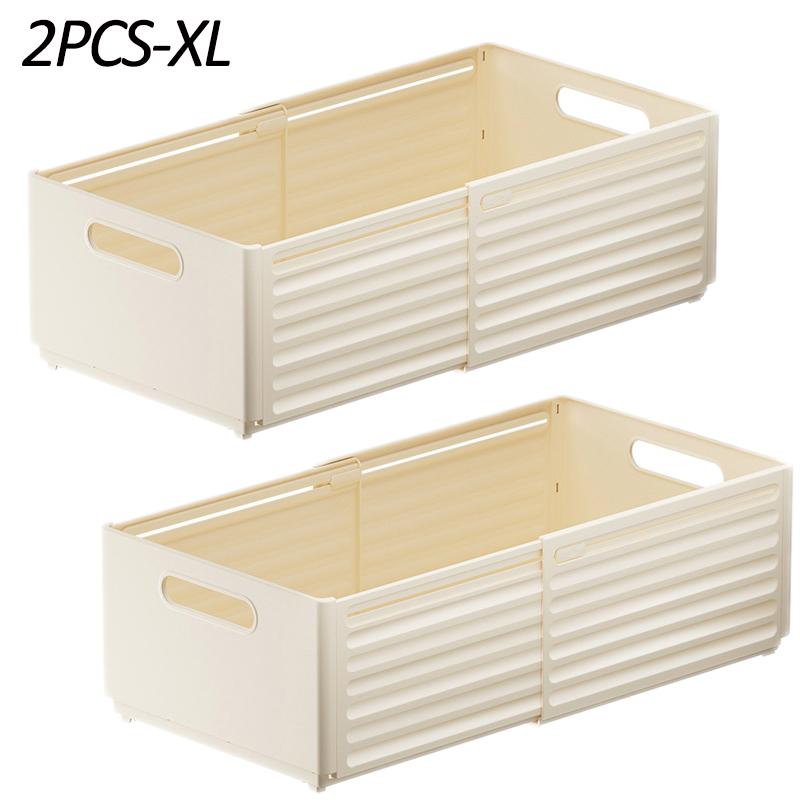 Length Retractable Drawer Organizer Adjustable Cabinet Storage Box Stackable Kitchen Organizers Sorting Storage Box