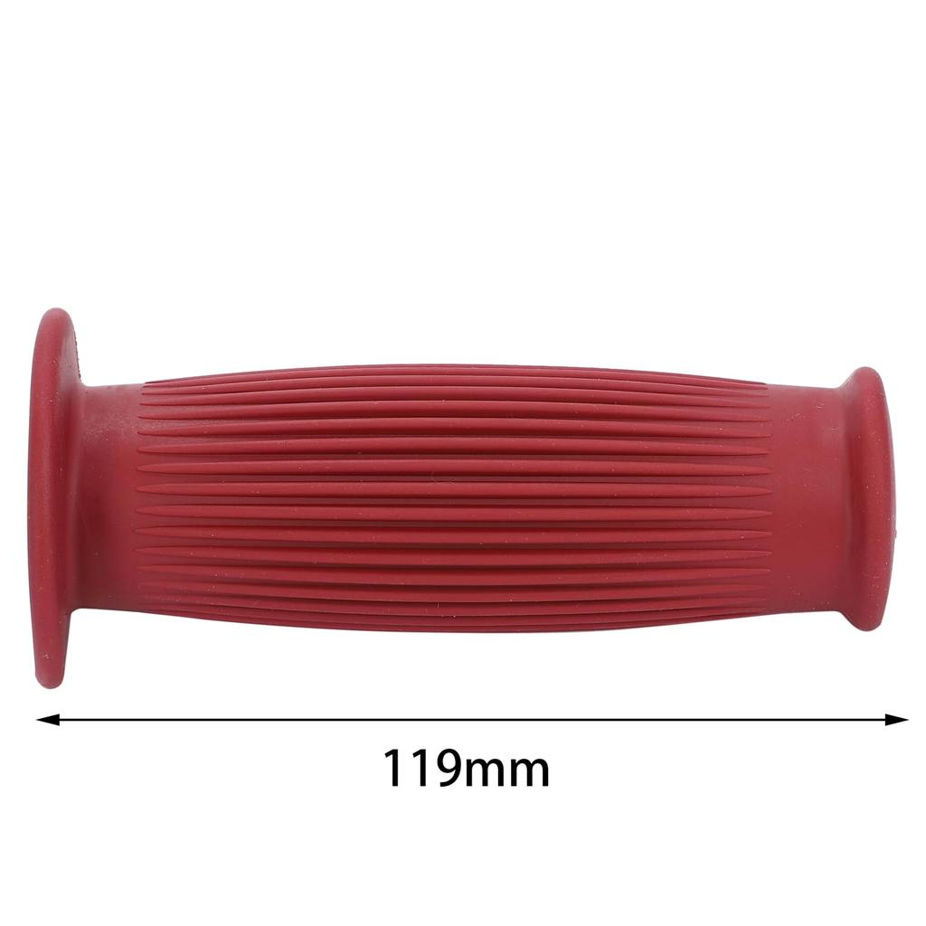 nakira Motorcycle Grip Moped Handle Barrel Type 0.9 inches (22.2 mm) Left and Right Set Rubber F Type (Bordeaux)
