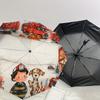 1PC Firefighter Dog Umbrella-8-Rib Reinforced, Automatic Open, Lightweight & Durable, Fashion Accessory for Outdoor, H0373