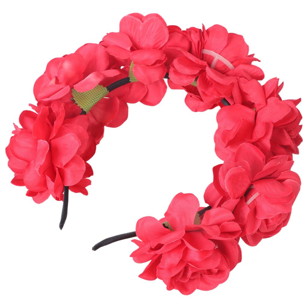 Gothicism Rose Headbands Halloween Cosplay Hair Hoop Carnivals Headbands for Bridal Wedding and Festival