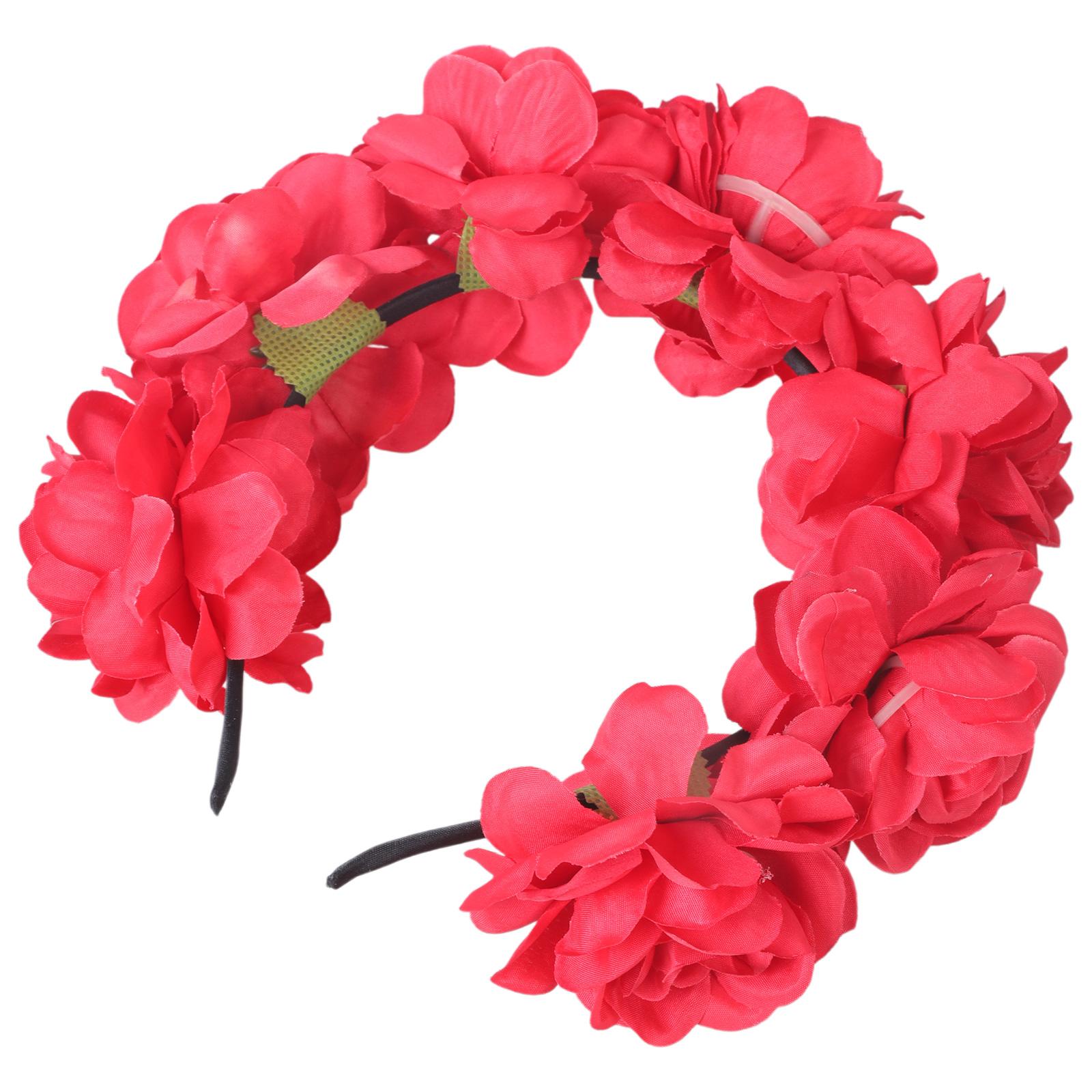 

Готицизм Розы Ободки на голову Хэллоуин Косплей Обруч для волос Карнавальные ободки для Невесты Свадьбы и Фестиваля C