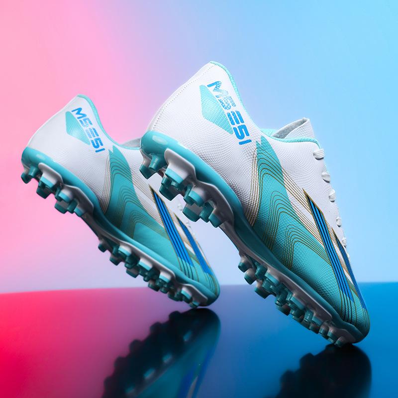 European Cup Football Shoes Boys and Girls Children TF Shredded Nails Spikes Youth Adult Sneakers