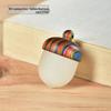 Ebony Rosewood Acorn Color-Block Wooden Ornament Pendant