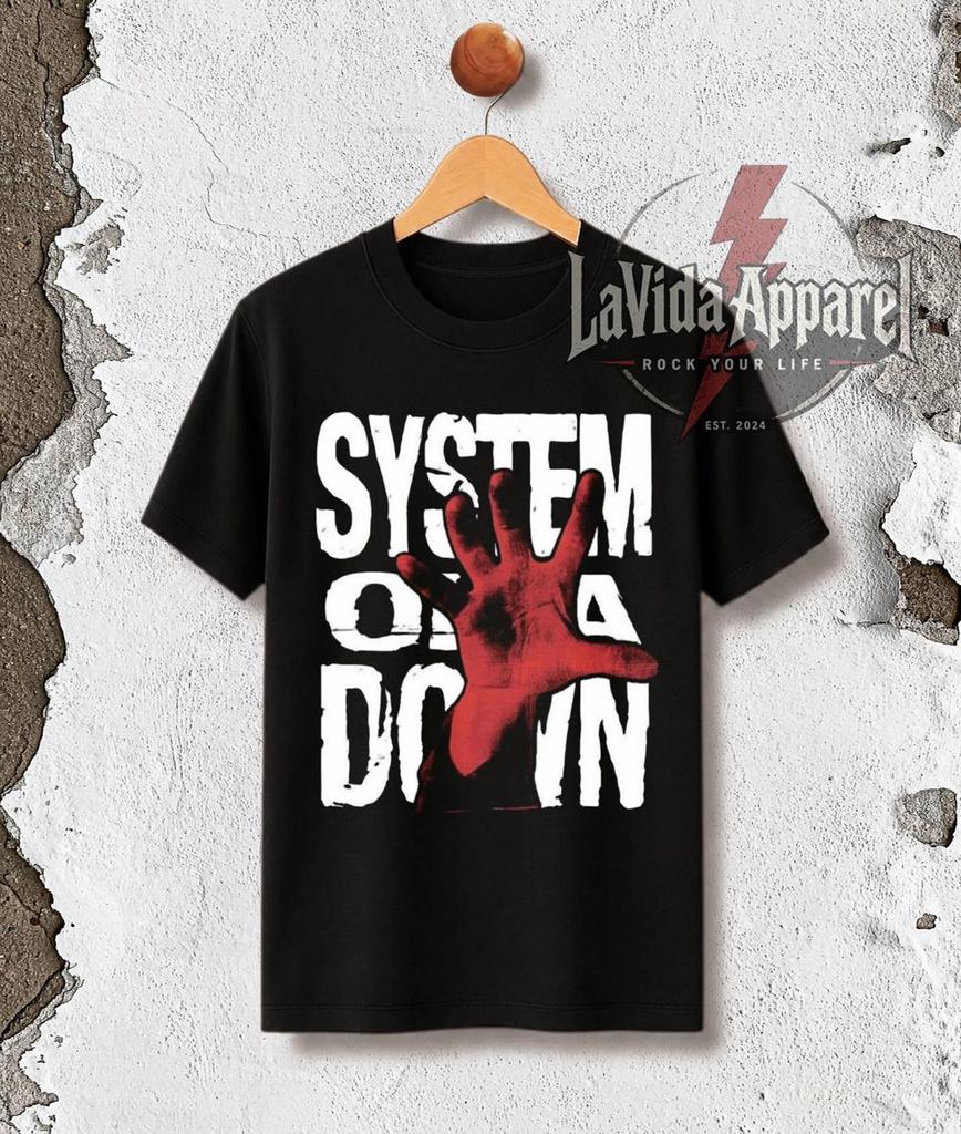 Unisex System Of A Down ConcerT-Shirt Retro Band Merchandise Tee