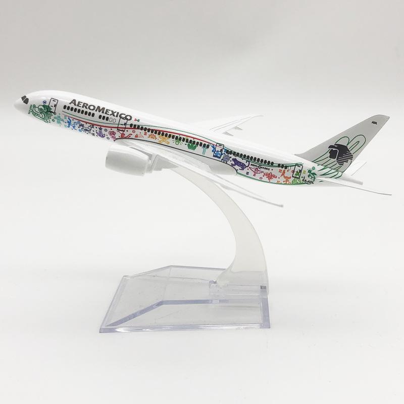 

Mexico Feather Air 787 Alloy Aircraft Model 16CM белый