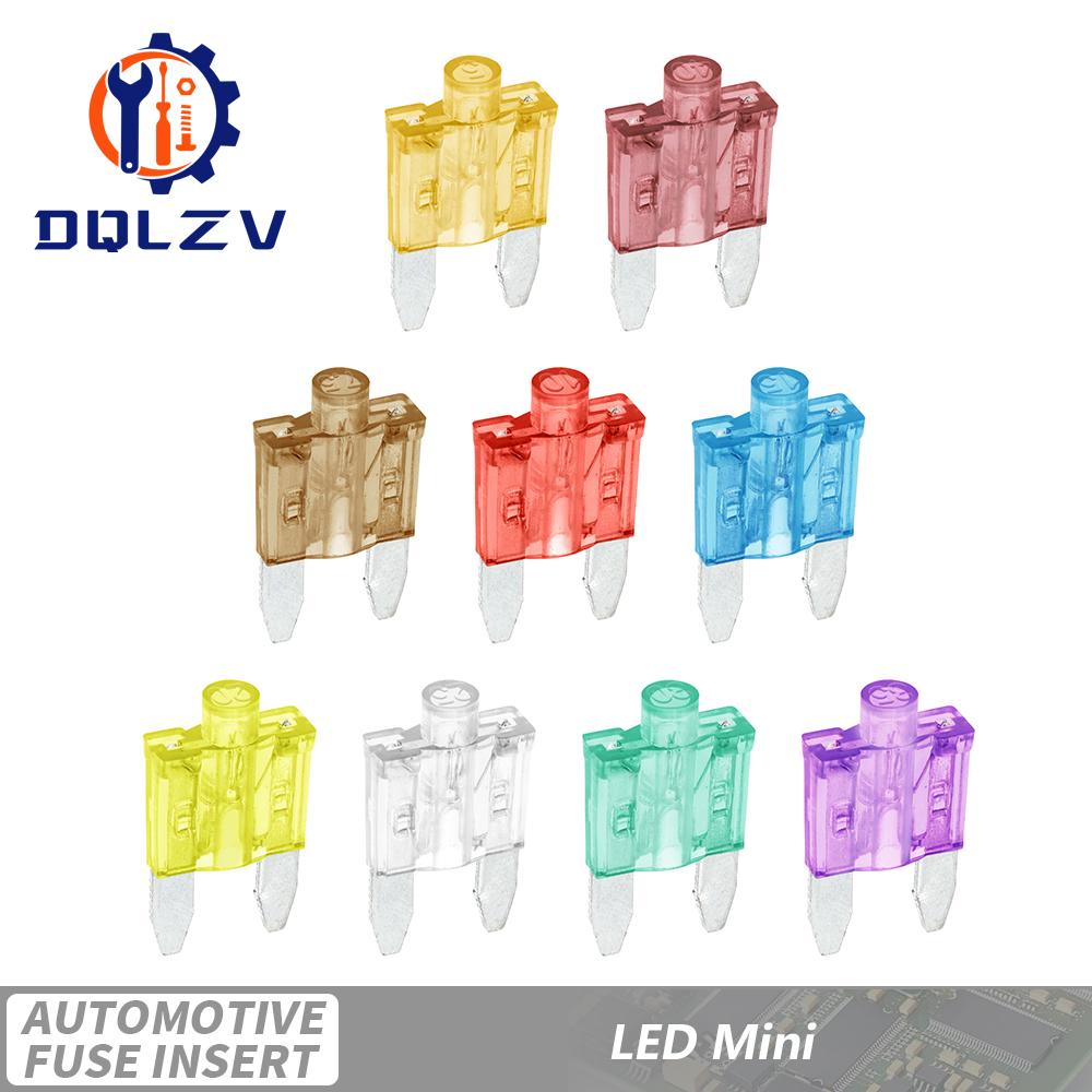 10 stycken säkringar 32V Micro2 Mini Liten Mellanstor Stor Storlek Bil Säkring 5A 7,5A 10A 15A 20A 25A 30A 35A 40A 45A Klämsäkring Set för Bil Lastbil