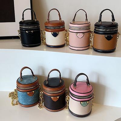 Mini Handbags Trendy Patchwork Lipstick Card Bags For Women  New Pu Leather Crossbody Bag Girls Cute Small Coin Purses