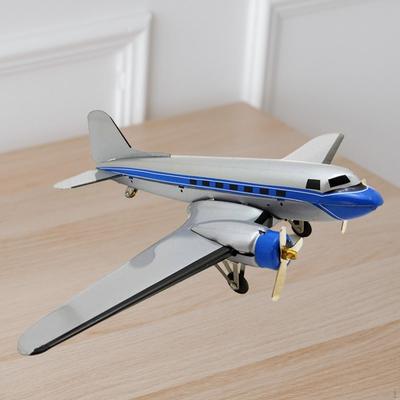 Druckgussflugzeug, Flugzeugmodell, Geschenk, Metallszene, Layout, Vintage-Flugzeuge, Flugzeugspielzeug für