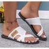Women's Flats Slippers Summer New Letter Designer Open Toe Outdoor Leisure Beach Comfortable Slip-On Women's Luxury Sandals