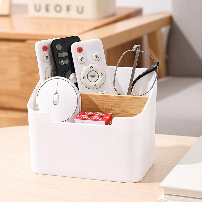 Organizer na pilota zdalnego sterowania Uchwyt na pilota do telewizora na stół Wielofunkcyjny schowek na biurko Organizer do sypialni i salonu
