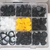 180Pcs Car Door Panels Bumper Cover Fender Automotive Plastic Fasteners Boxed With Remover Repair Tool Kit Auto Fastener Clips Set Auto Fasteners