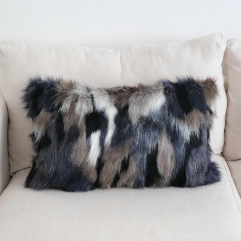 Jmg Clothing Unisex Light 30X50/45X45cm Soft Throw Pillow Cover Luxury Plush Waist Cushion Cover Decor Home Decorative Pillowcase