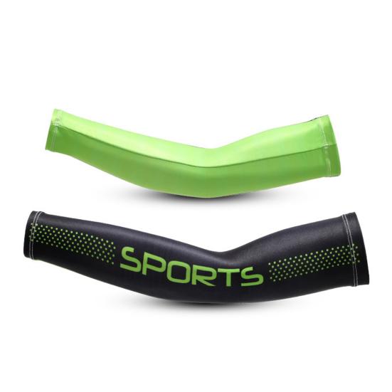 1 წყვილი თხელი მაგარი მაღალი ელასტიურობის მკლავები მამაკაცის ყინულის აბრეშუმის საცხენოსნო მზისგან დამცავი ყდის კოსტუმების აქსესუარები