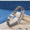 Factory Price S925 Silver Retro Lucky Pixiu Man Bracelet Thick Style Domineering Trend Personality Jewelry Gift