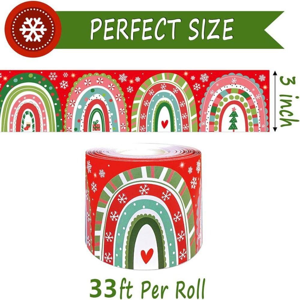 New Self Adhesive Chalkboard Board Border Christmas DIY Border Classroom Decors 10m Decorative Stickers Handmade Crafts