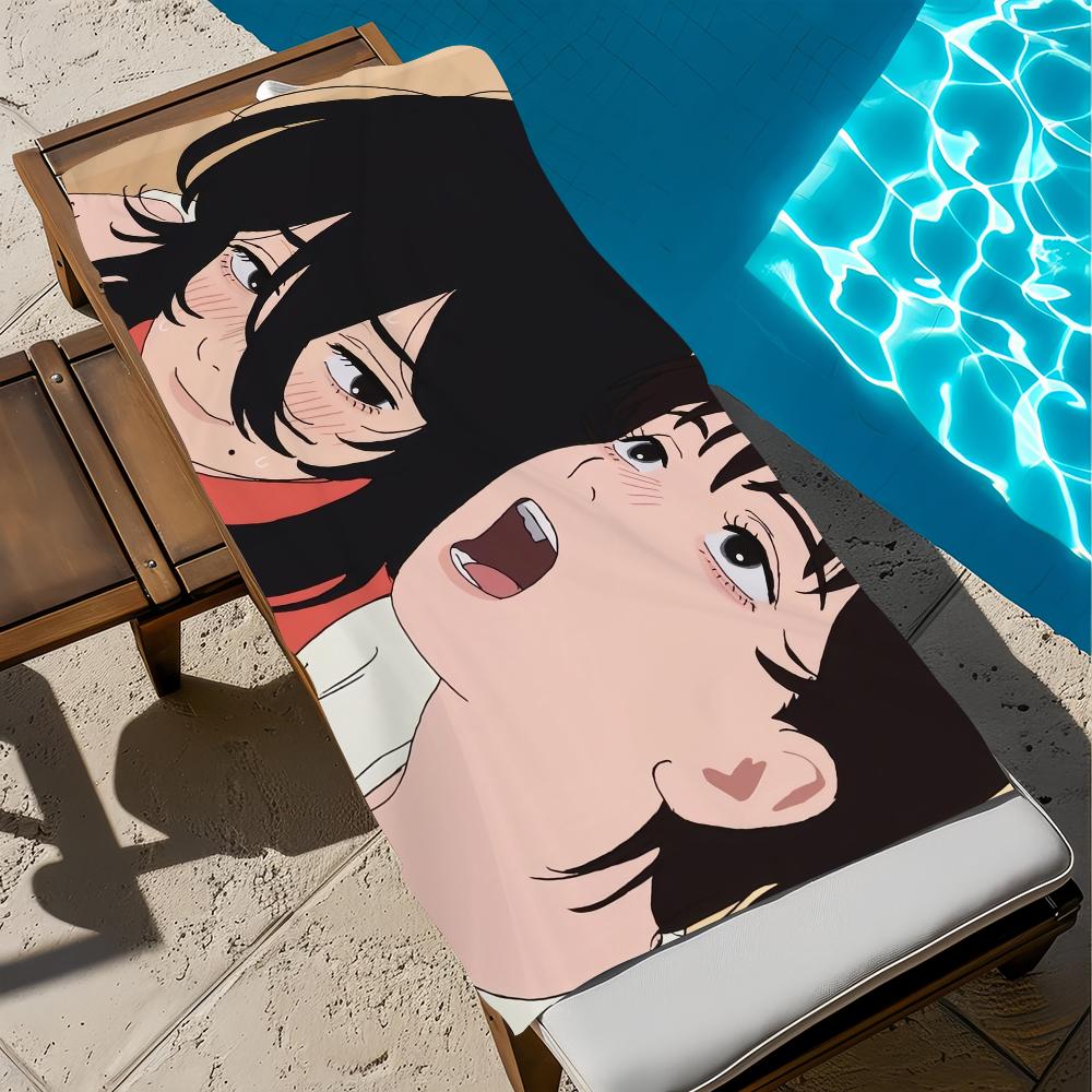 Japanese Movie L-Look Anime B-Back Towel Beach Quick Dry Soft Pool Towels Gift for Travel Gym Shower Camping sports