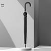 Large Windproof Umbrella: 16-Rib, Long-Handle, Solid Color, Automatic, for Women & Men