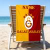 1pc Football6 Beach Towel with Custom Name, Beach/Swimming/Bath/Picnic/Camping Towel, Suitable for Seaside Beaches