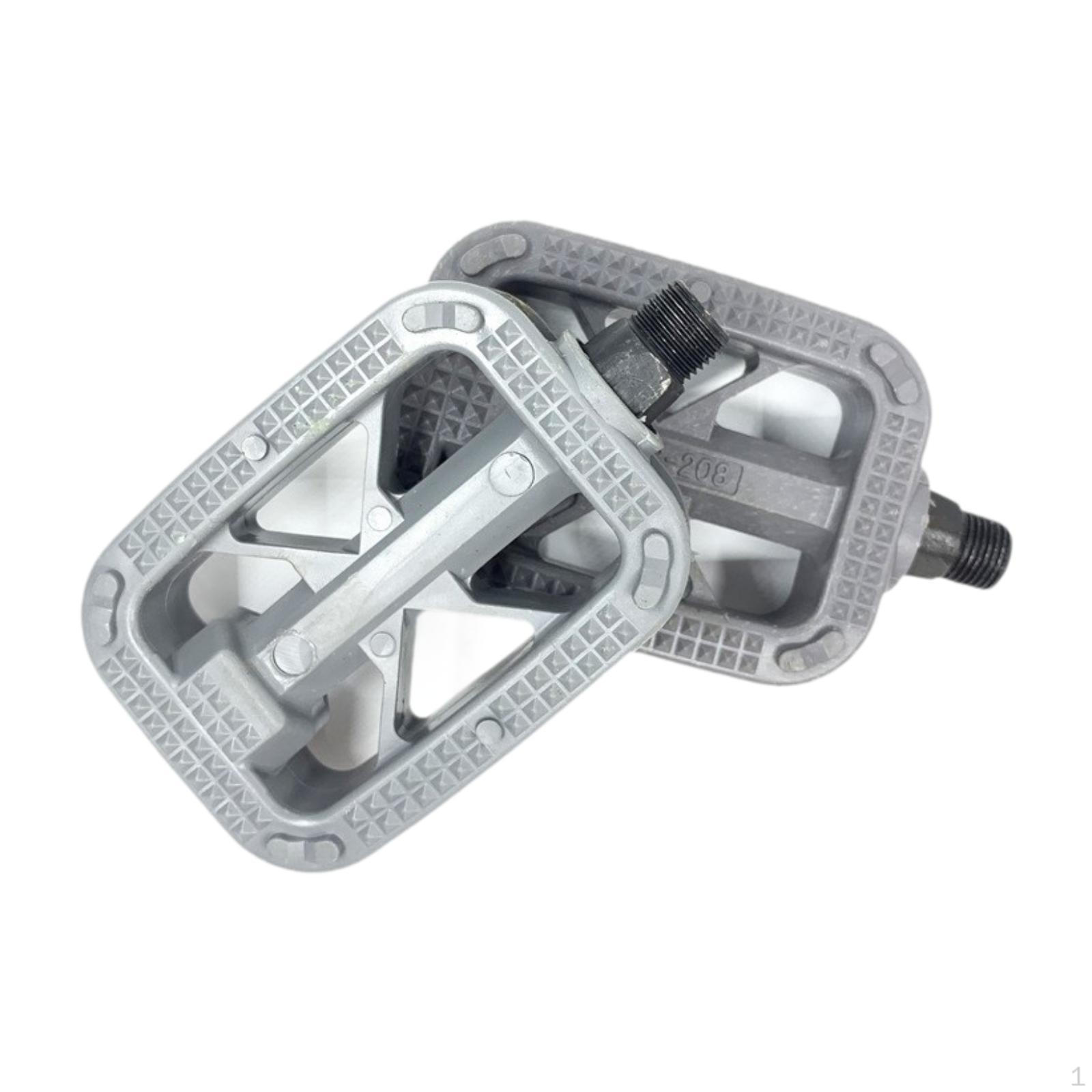 

2x Kids Bike Pedals Quick Installation with Reflective Strips Replaces Part