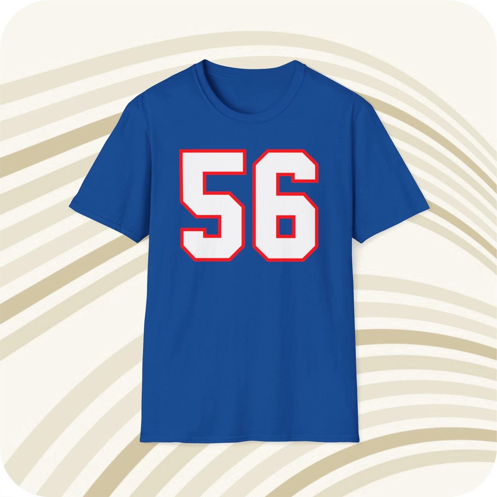 

Lawrence Taylor New York Giants #56 NFL Jersey T shirt - Front & Back Print M