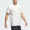 Adidas Letter Print Lillard Sports Short-Sleeve T-Shirt Men’s Han Yu White