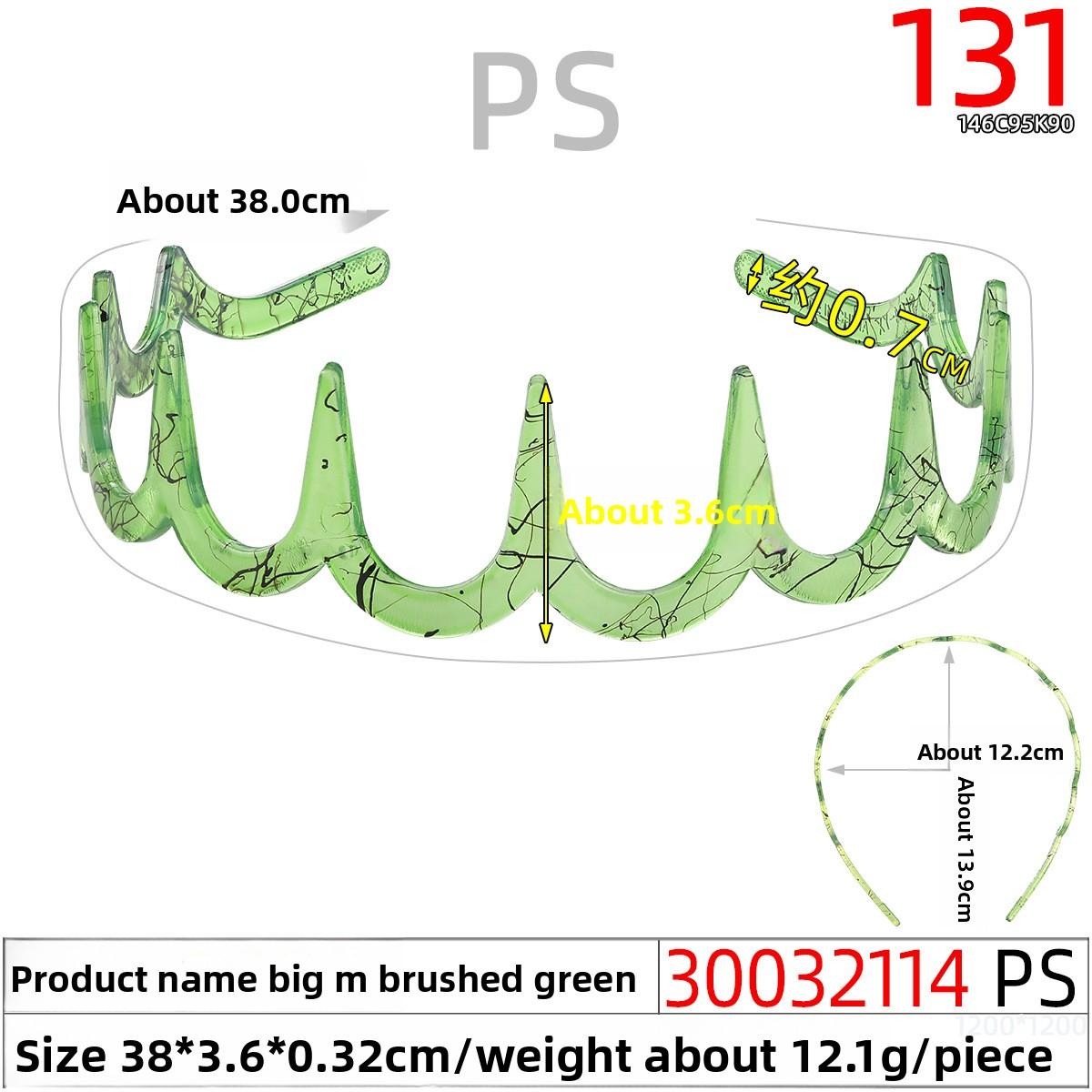 

Матовый ободок для волос Летняя повязка для умывания лица Макияж Нескользящий Волнистый Зубчатый Челка Невидимка Заколка для волос 30032114#