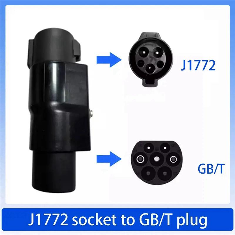 Type 1 To GBT Adapter High Quality 32A 1P/ This Adapter Use To Charge GBT Electric Car Charger On J1772 Type 1 EV Chargers-A99D