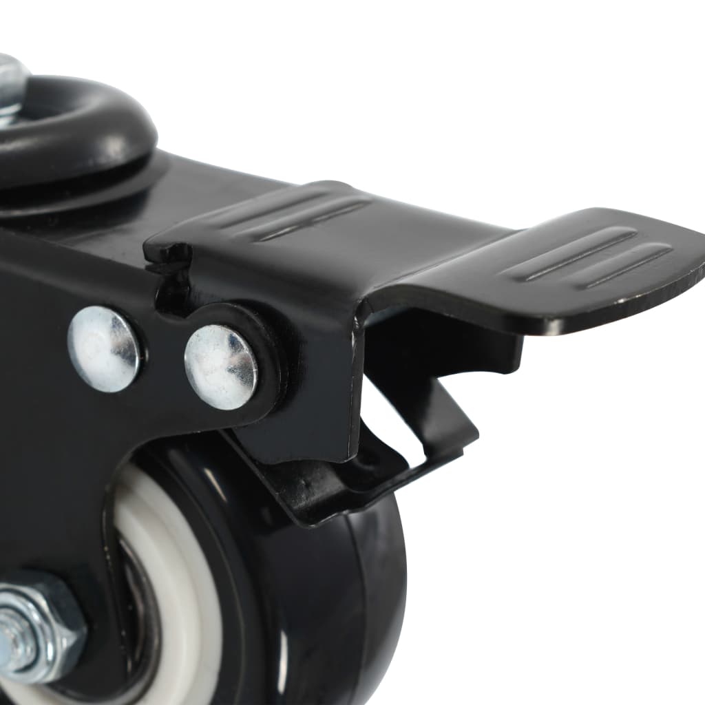 16 Piece Swivel Casters with Brakes 50 Mm