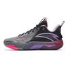 Anta Speed Battle 5 Round Toe Fashion Shock Absorbing Durable Mid-Top Basketball Shoes Men Sneaker Black Gray Purple 112341113-8