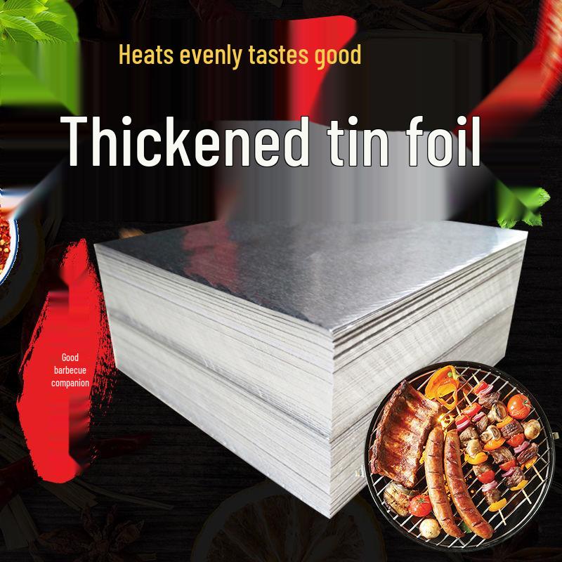 Thickened Tin Foil Baking Paper for Oven, Air Fryer, and BBQ