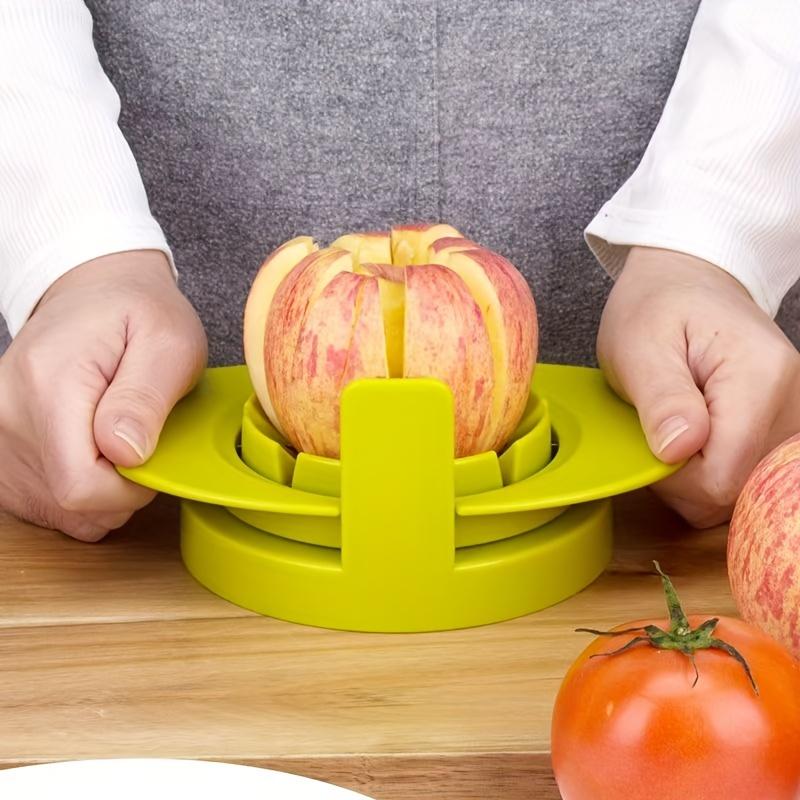 4 in 1 Stainless Steel Mango, Apple Cutter Set , Versatile Fruit Slicer, Corer, and Dicer with Interchangeable Blades for Apples, Peaches, Pears