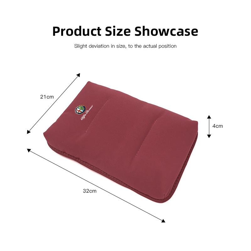 Car Armrest Box Pad Auto Armrest Mat High Quality Accessorie For Alfa Romeo 4C 159 166 Spider Giulia Giulietta 156 Tonale 147 8C