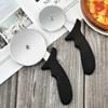Cortadores de pizza de acero inoxidable, cortador de rodillos de repostería, cuchillo para pizza, cortador de galletas, rodillo para pasteles, tijeras, utensilios para hornear, accesorios de cocina