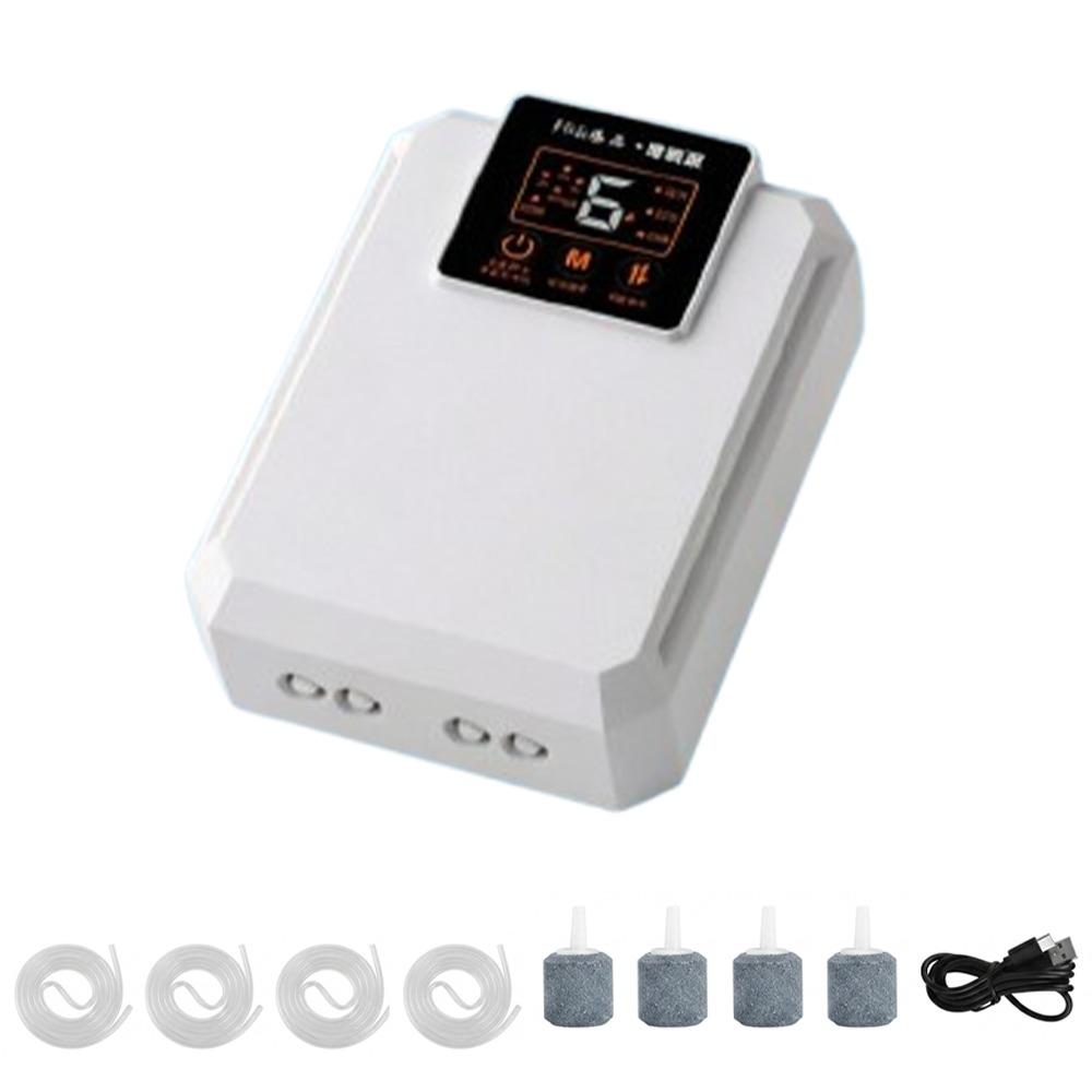 Large Air Volume Solar Oxygen Pump Super Silent Aquarium Air Pump Live Fish Aerator