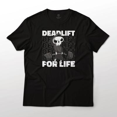 Deadlift Funny Pun Death Gym Workout Graphic T-T-Shirt Unisex 100% Cotton Tee