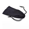 Black EVA Large Frame Zipper Sunglasses Case: Pressure-Resistant, Portable, with Hook, and Oxford Cloth for Sports Glasses.