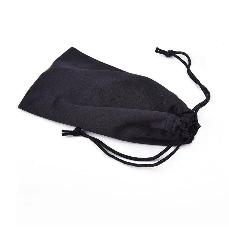 Black EVA Large Frame Zipper Sunglasses Case: Pressure-Resistant, Portable, with Hook, and Oxford Cloth for Sports Glasses.