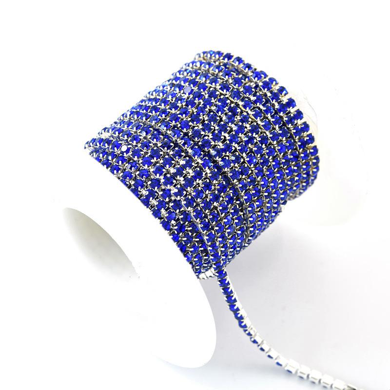 Crystal Rhinestone Chain, Glass Dense Claw Chain, Clothing Accessories Diy Wedding Accessories, Decorative Accessories