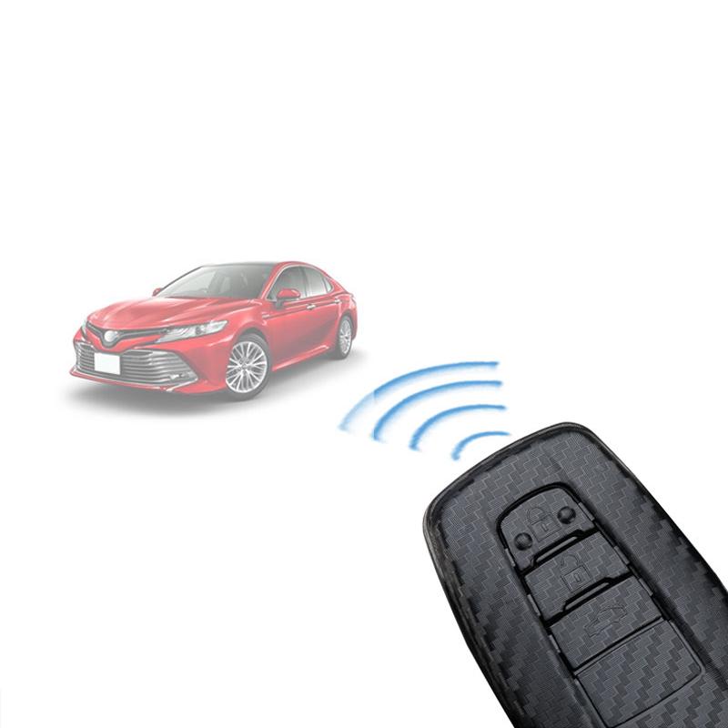 Carbon Fiber Auto Schlüssel Abdeckung Fall Für Toyota C-HR CHR RAV4 RAV 4 Corolla Camry Avalon Land Cruiser Prado Prius   