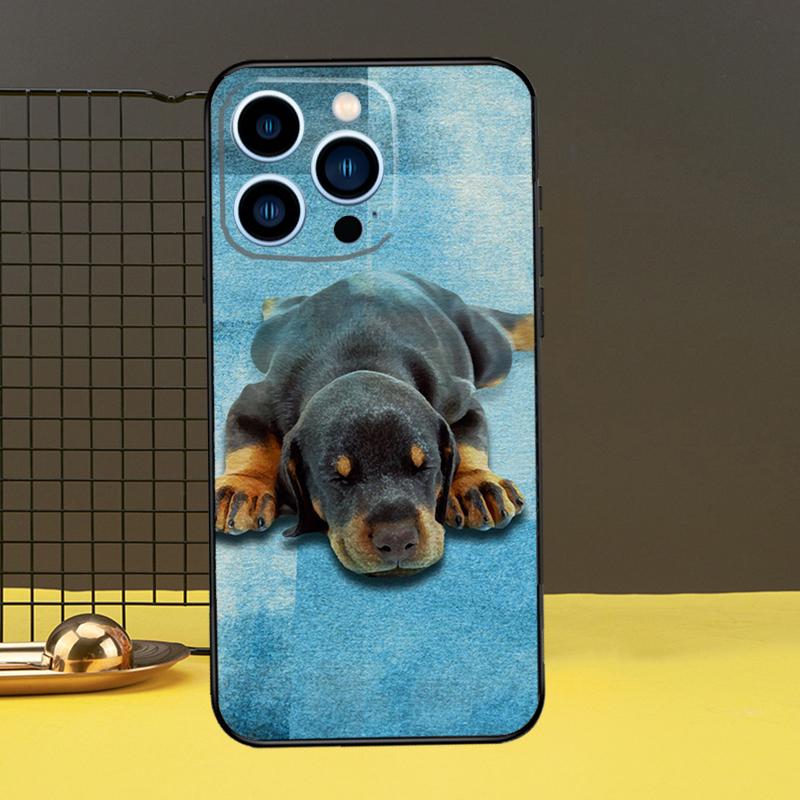 

Doberman Dog Phone Case For iPhone 11 12 13 14 16 15 Pro Max Mini 7 8 Plus X XR XS Max Cover iPhone 15 Plus
