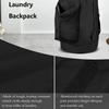 Laundry Bag Backpack Laundry Storage Bag With Mesh Pocket Tote Clothes Storage Basket With Large Capacity For Laundromat