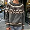 Women's Neck Sweater - Soft Oversized Knit Pullover Top for Casual Everyday Wear