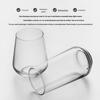 ZISIZ Lead-Free Thick Glass Oval Cup