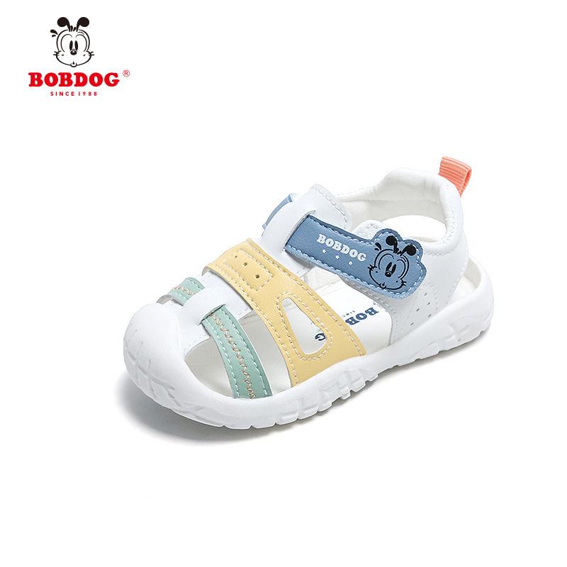BOBDOG Babudou breathable and non-slip baby sandals, featuring a fashionable cartoon design and lightweight construction, perfect for toddlers
