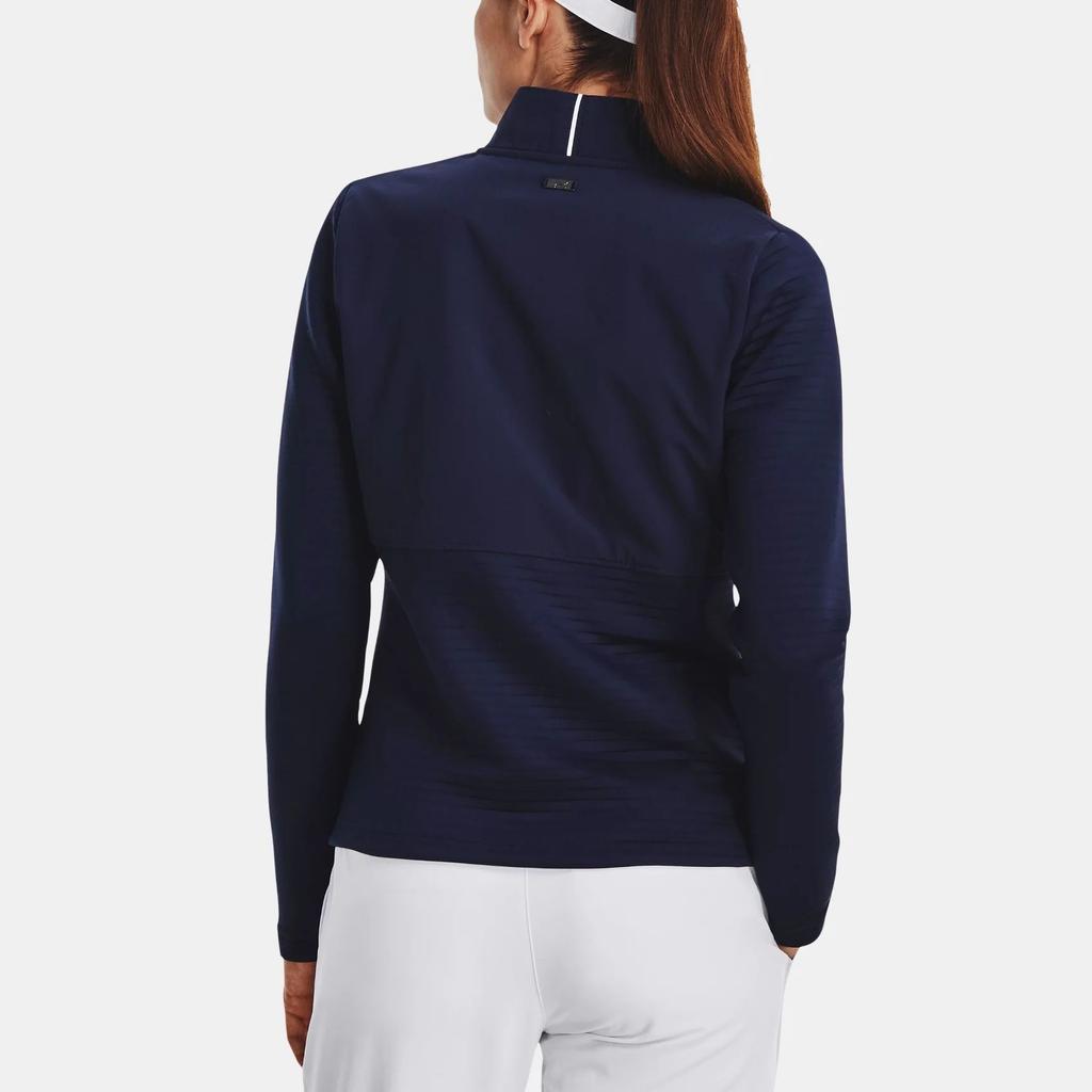 Under Armour UA Storm Daytona Solid Color Breathable Long Sleeve Jacket Women Jacket Navy-Blue 1373635-410