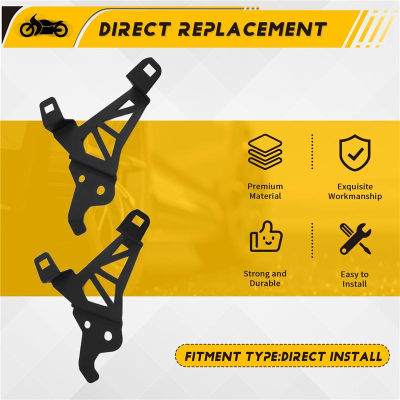 A16P-Motorcycle Front Infill Panels Motorcycle Side Frame Fairing Side Panels Covers For Yamaha MT-09 Motorcycle Accessories Carbon Fiber Pattern