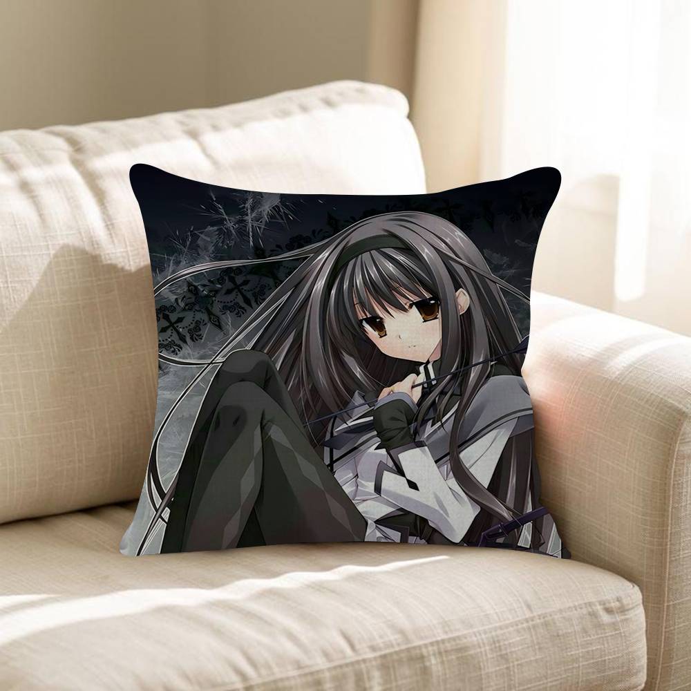 

Japanese Cute Magical Girl Anime Creative Pillow Cushion Cover Pillowcase Living Room Sofa Home Decor Customized 30x30 cm