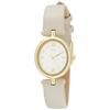 Fieldwork Women's Ellipse Analog Watch with Gold Leather Strap, Gray, JN003-1